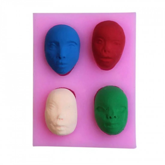 Fondant face outlet mold